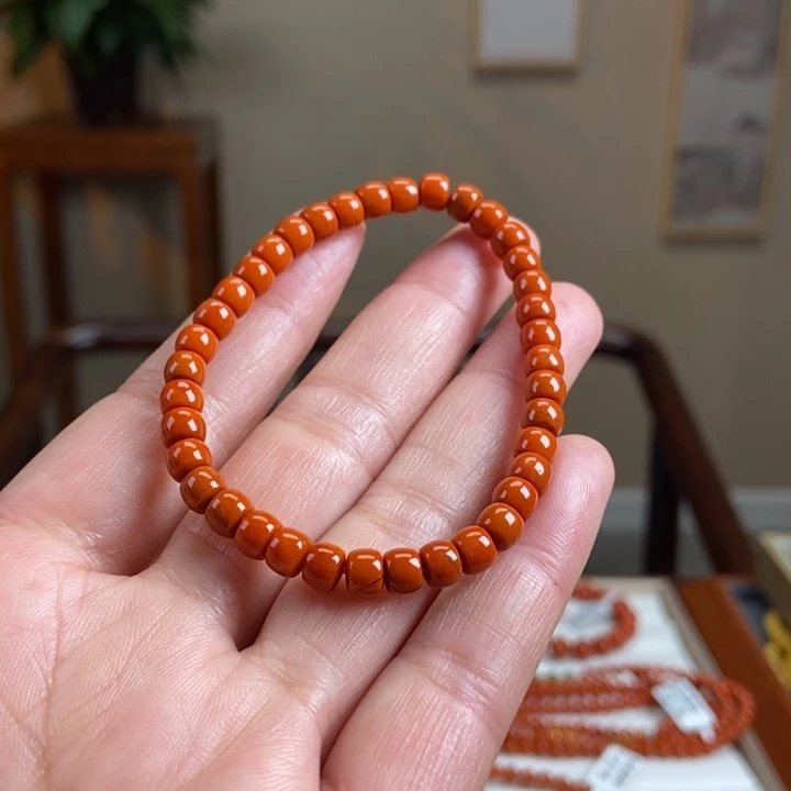 南红玛瑙手链未镶嵌南红5