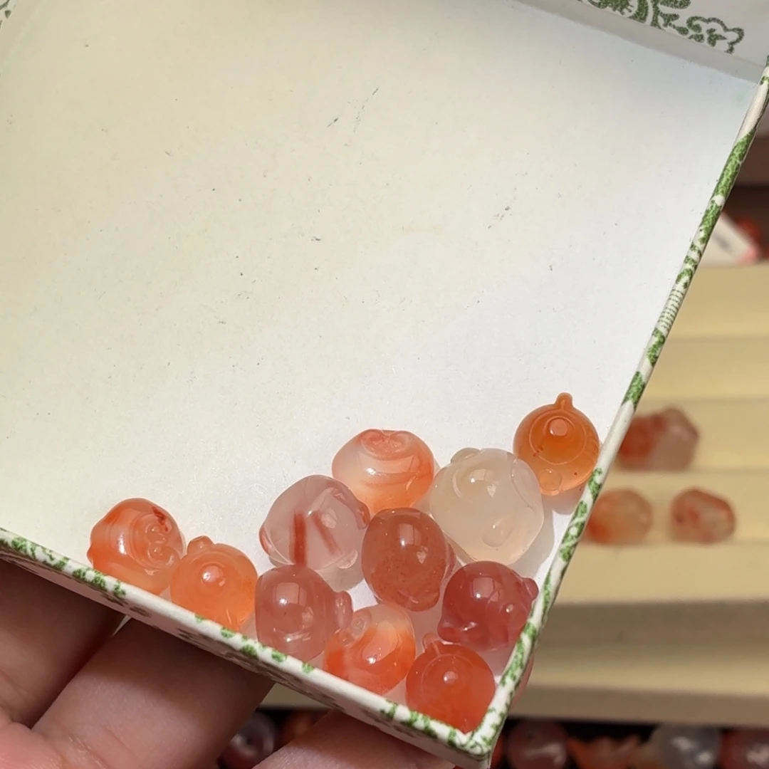 十***子未镶嵌川料南红玛瑙11个