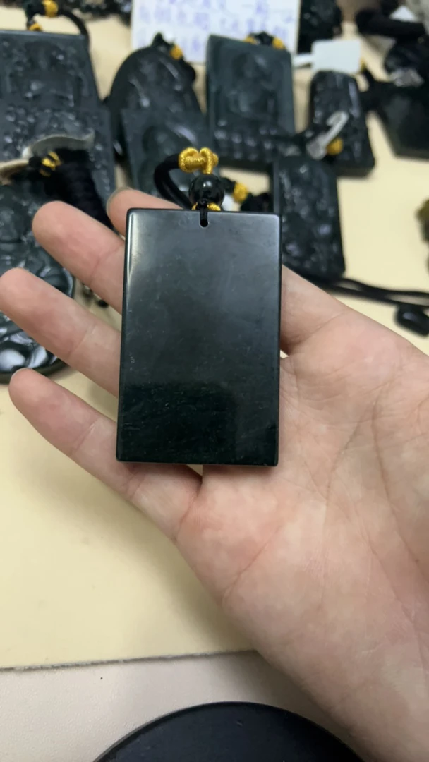 天然翡翠a货墨翠