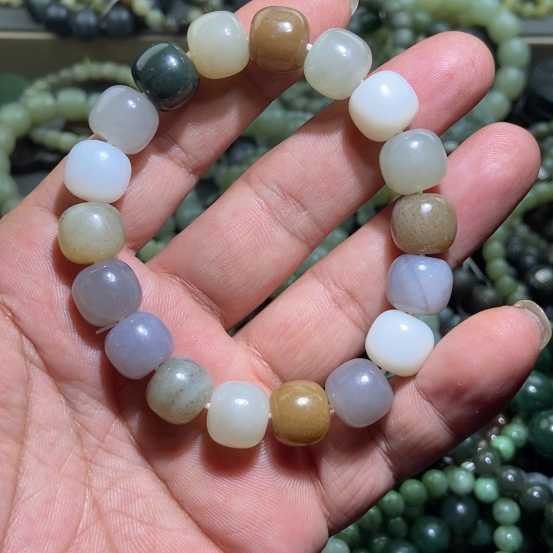 和田玉（糖玉）未镶嵌手链