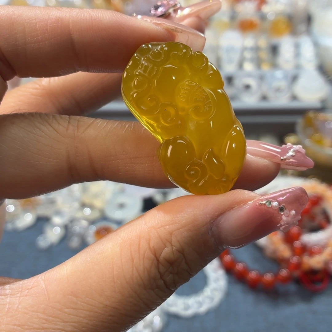 玛瑙/玉髓未镶嵌吊坠(不含链)