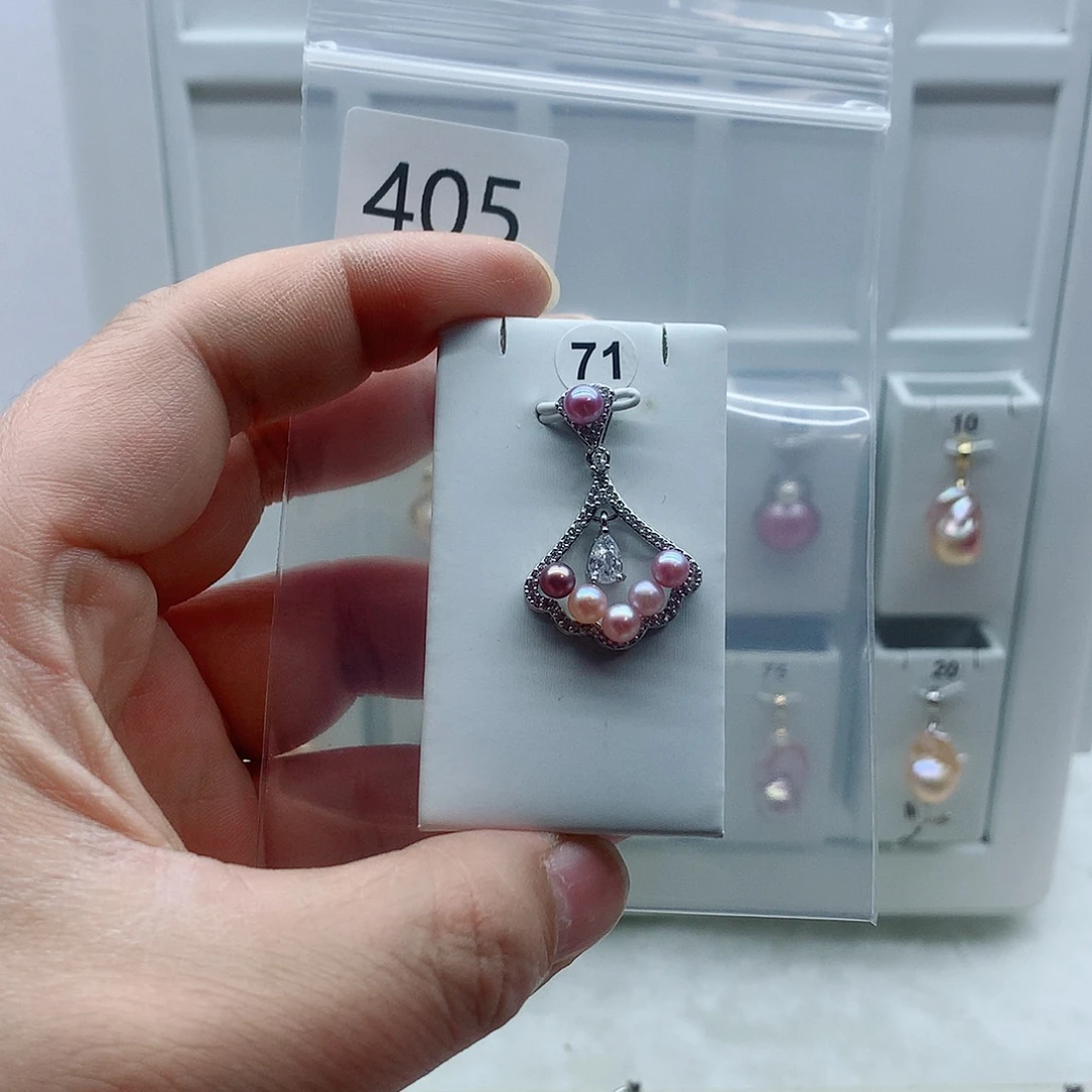 淡水珍珠吊坠(不含链)合金