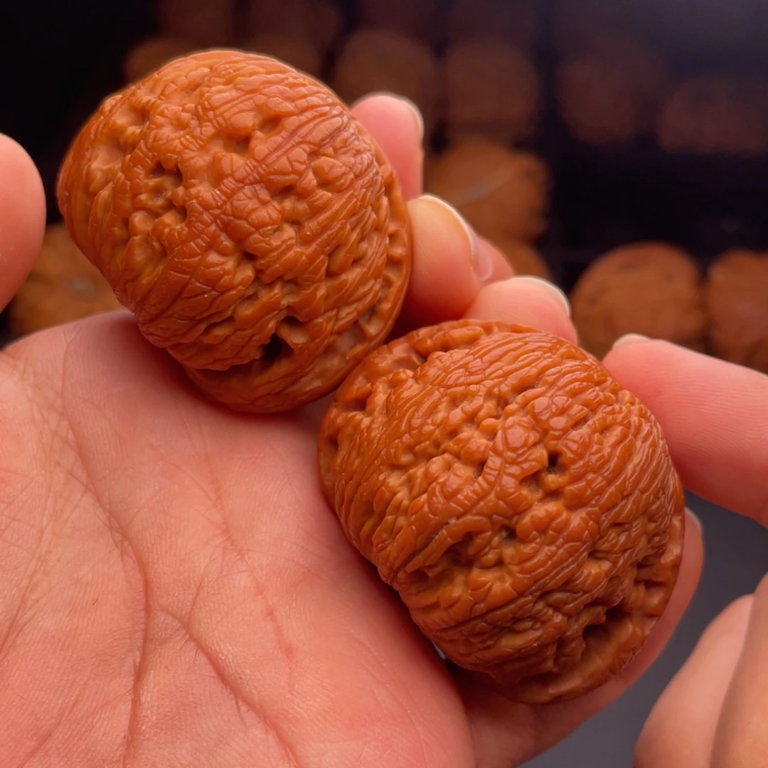 文玩核桃把件秦岭山脉