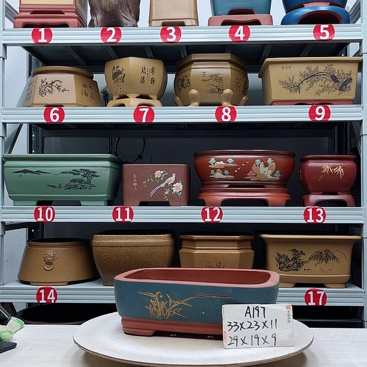 紫砂花盆紫砂花盆