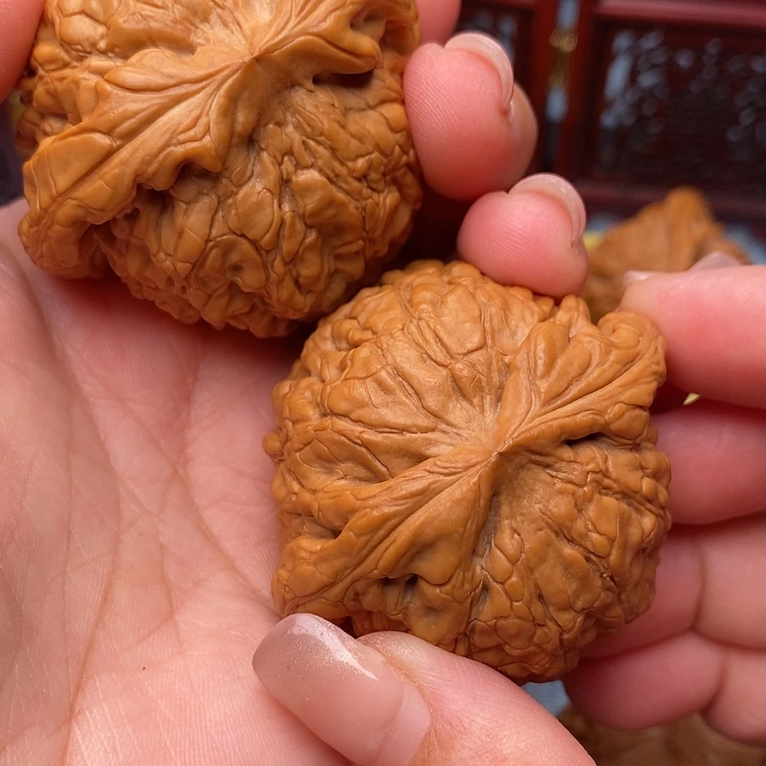 杉***楠文玩核桃把件53全品毕业龙鼎