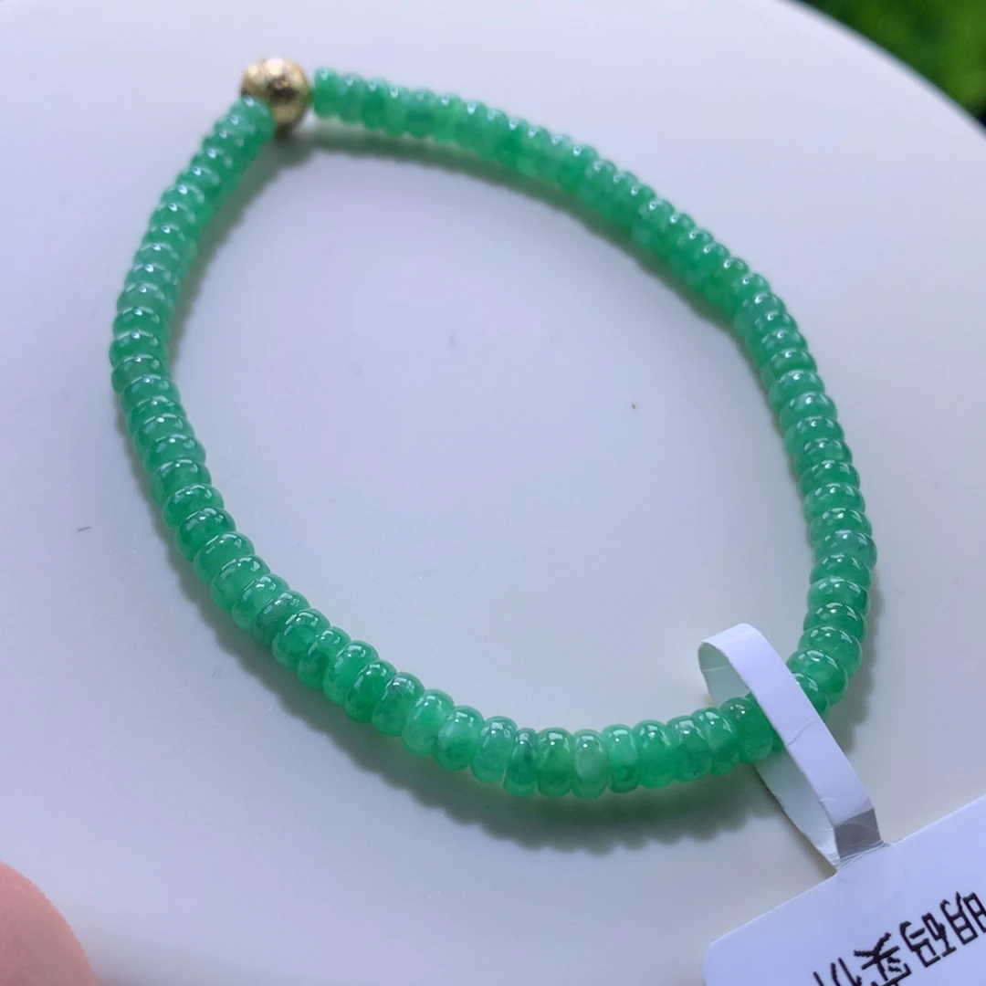 翡翠未镶嵌手链卡4