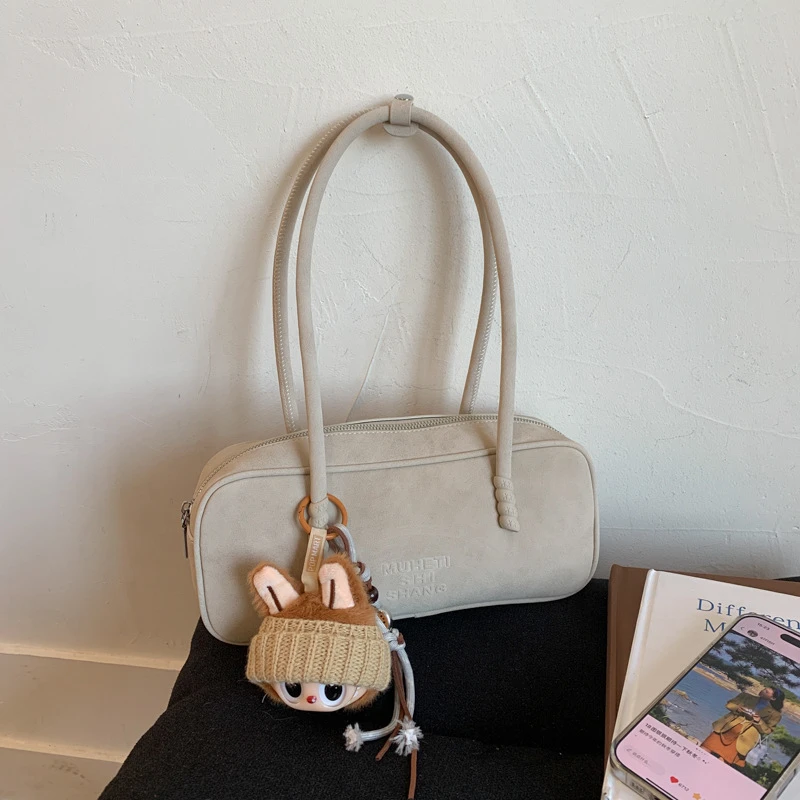 英国Daben Widod 高级感复古手提包女新款韩版百搭休闲气质单肩包