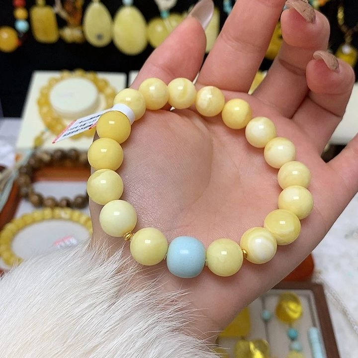 手链蜜蜡未镶嵌蜜蜡手串