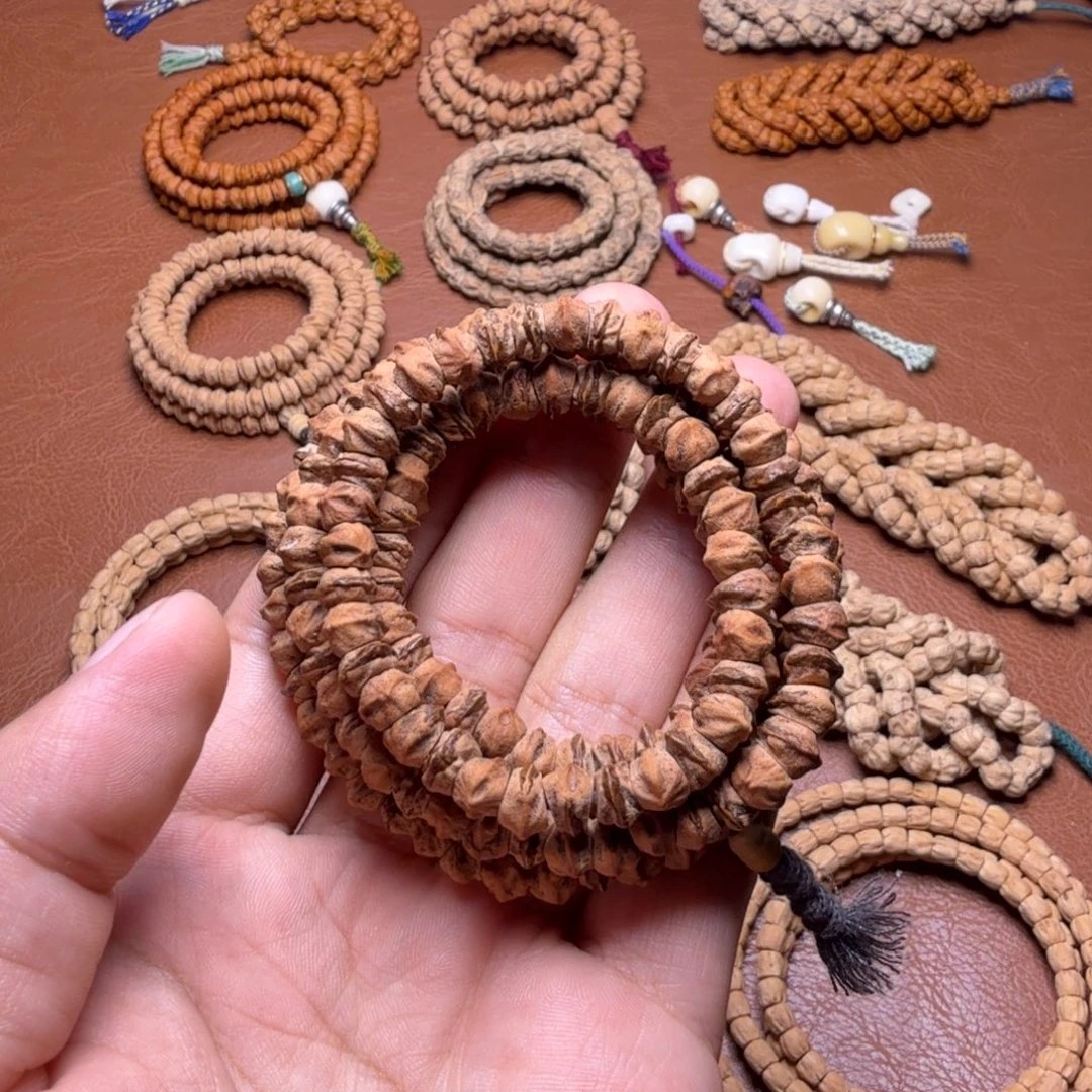 柏香籽/百香籽吊坠红芽藏切斜切