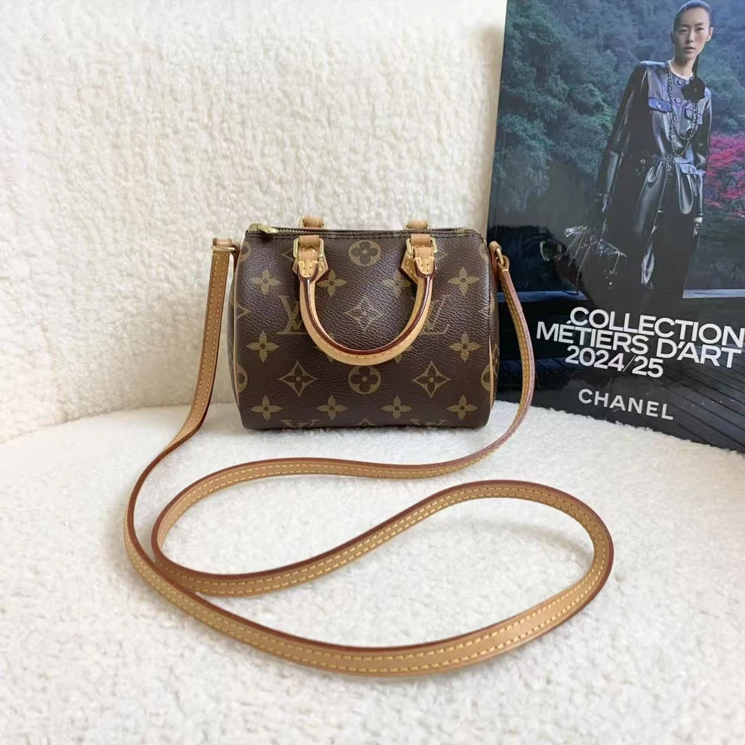 95新 LouisVuitton/路易威登 壹臻/老花speedy nano20年39453977