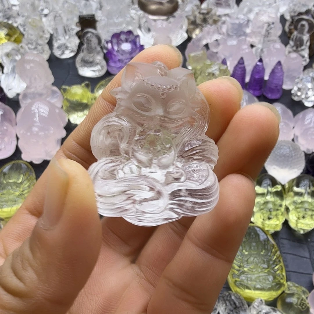 颈饰未镶嵌水晶吊坠