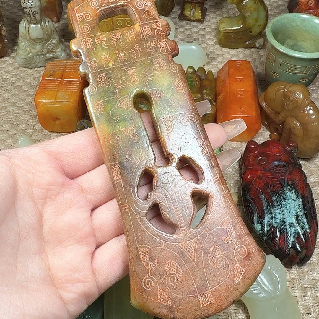 白玉菩提吊坠挂件