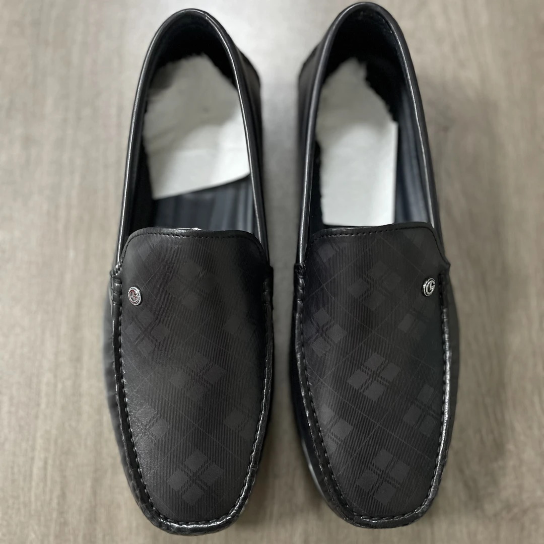 金家男鞋 断码撤柜尾货 休闲一脚蹬 头层牛皮材质 轻盈发泡底格