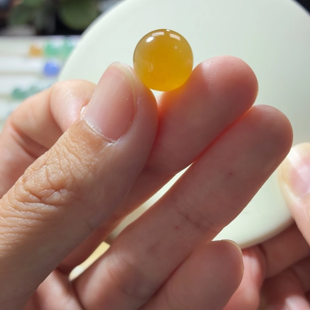 定制翡翠未镶嵌卡11➕油黄