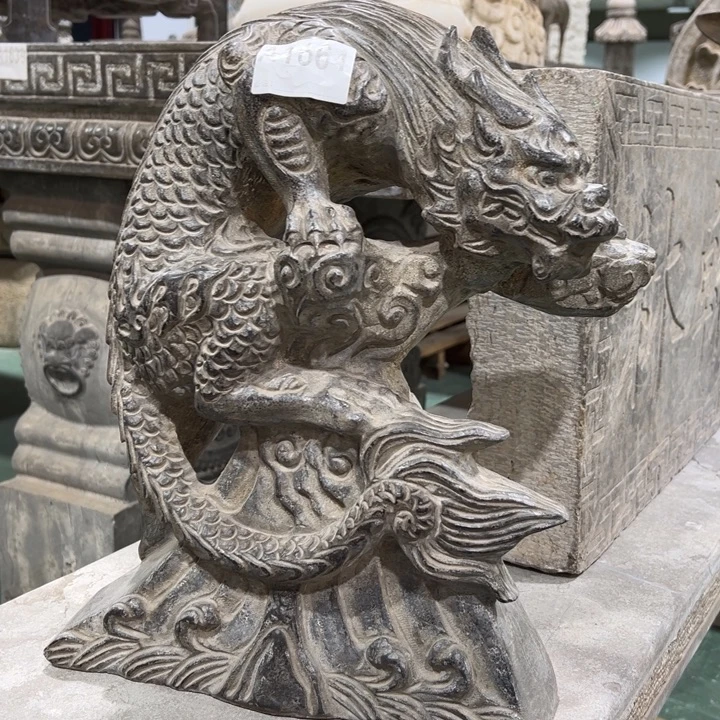 黑青石吸水兽，不包邮，天然石材