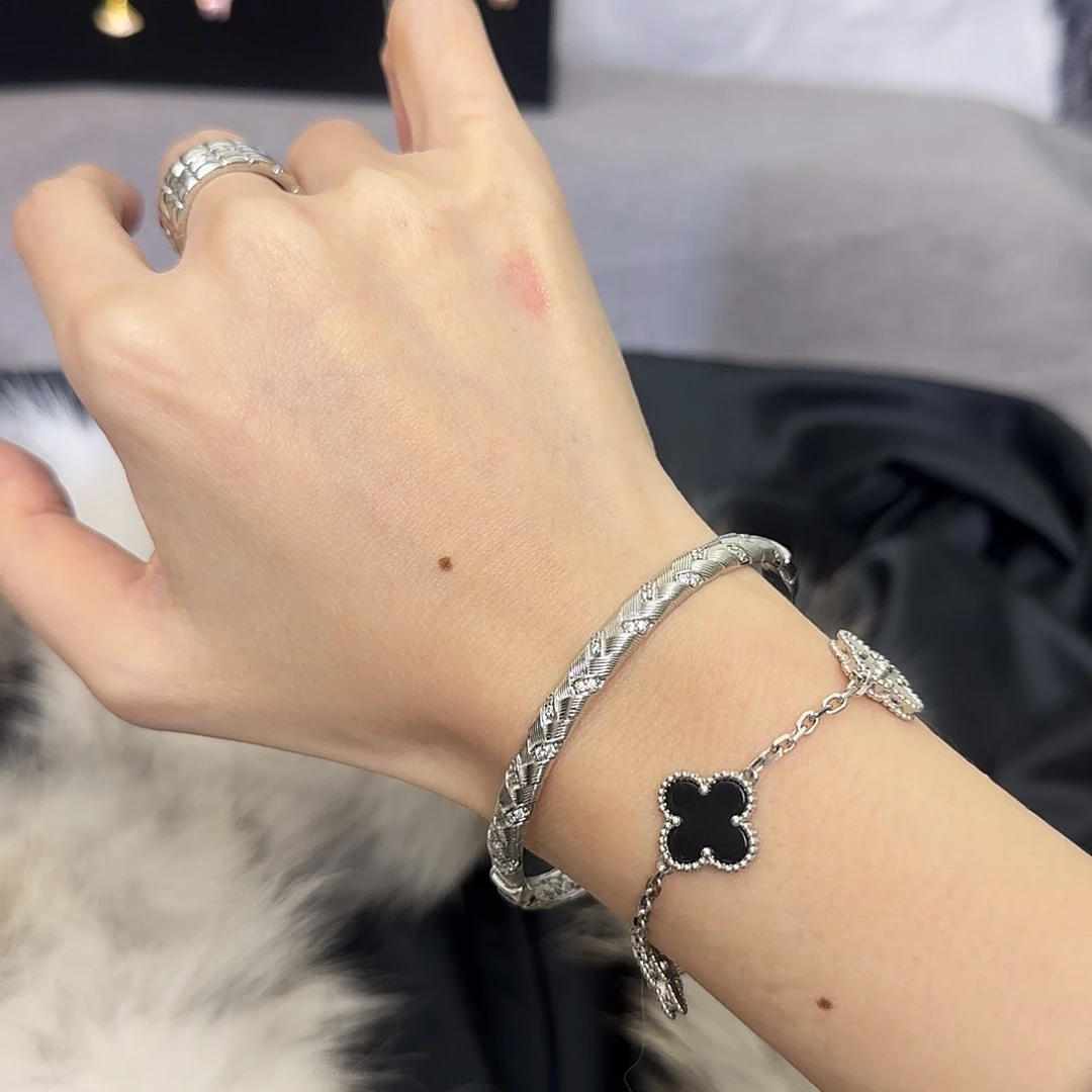 铜合金麦穗锆石手镯