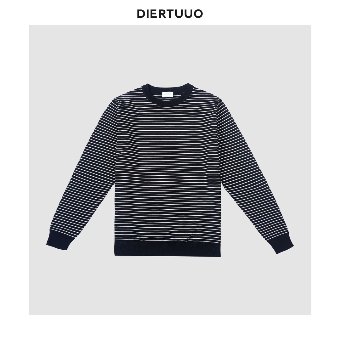DIERTUUO迪途-A001男士秋季新款时尚休闲舒适百搭针织毛衣长袖