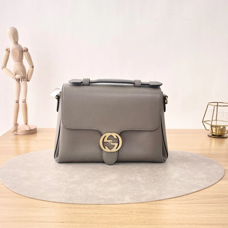 95新 GUCCI/古驰 风琴邮差包/单肩包/7967