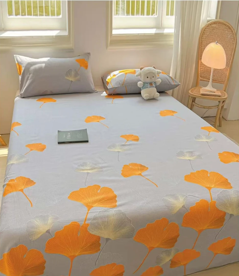 银杏叶--床单-双经双纬帆布舒服透气