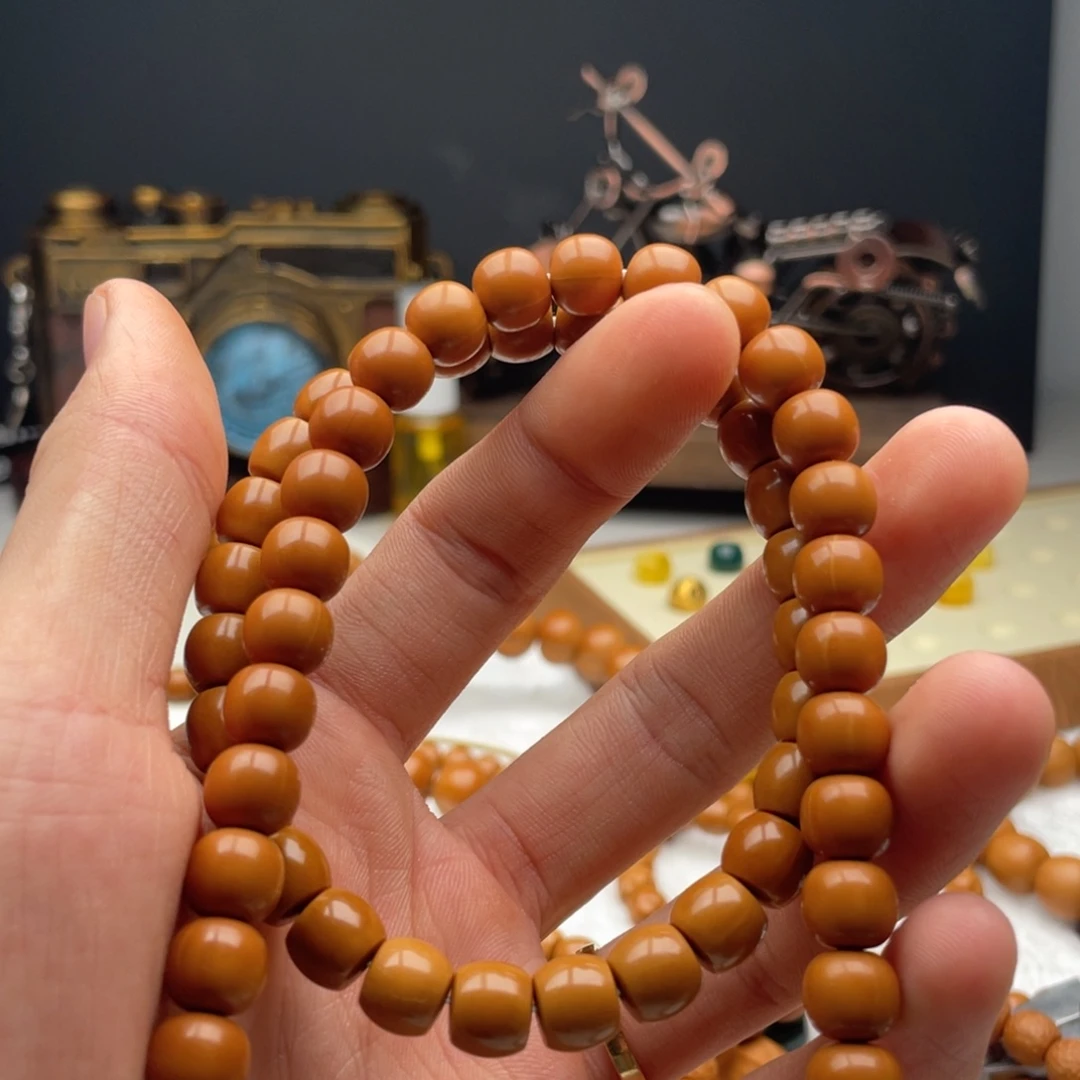 A***物猴头核桃手串猴头两条