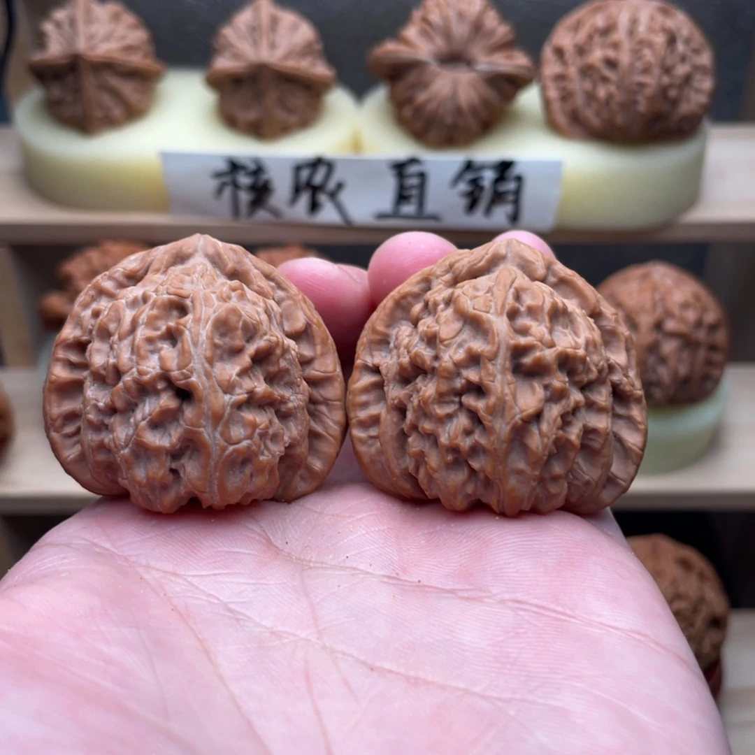 吊坠文玩核桃角白39