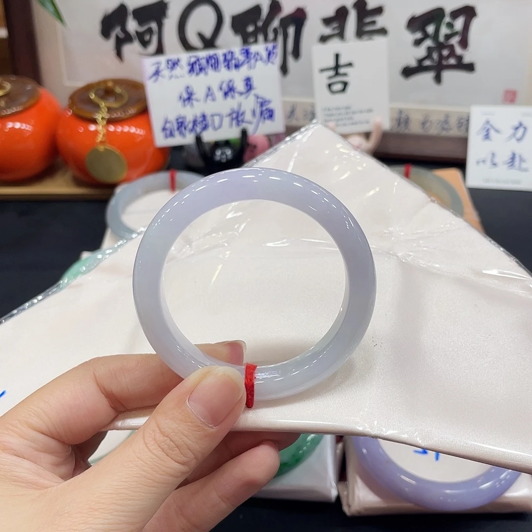 翡翠未镶嵌手镯天然缅甸A货翡翠手镯4