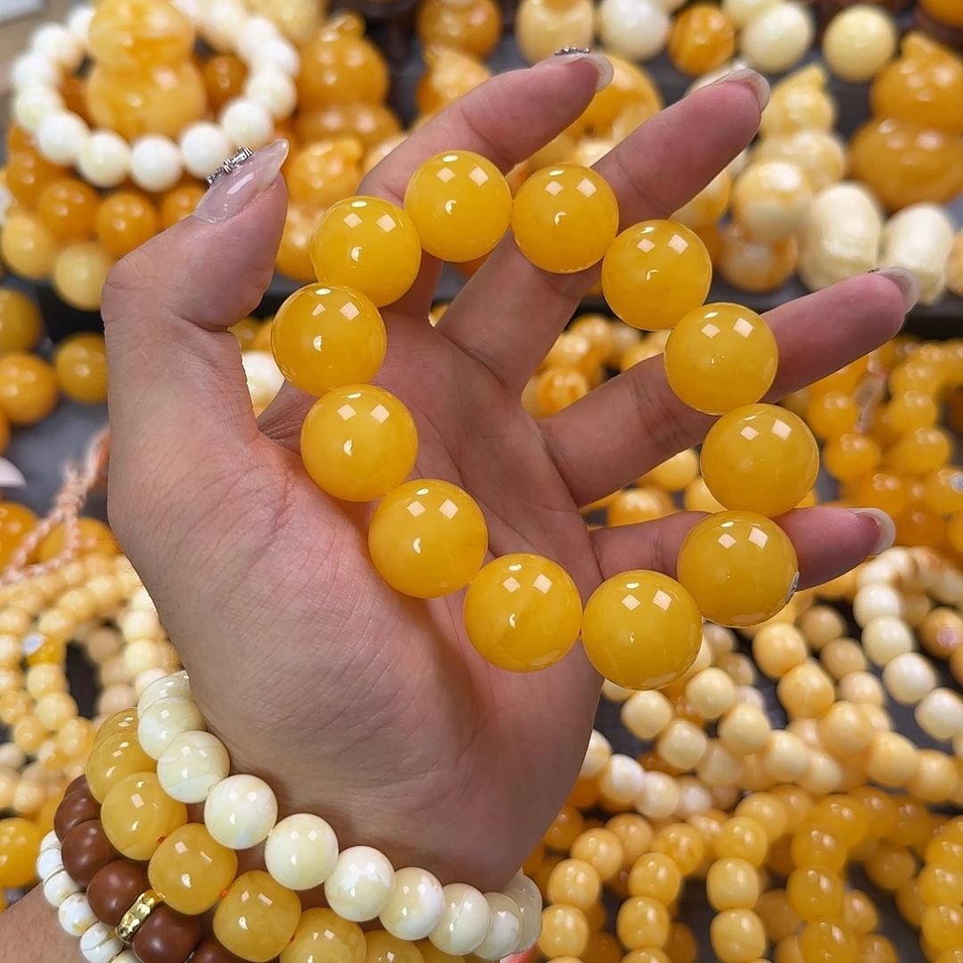 蜜蜡未镶嵌珠宝奇石同料20mm