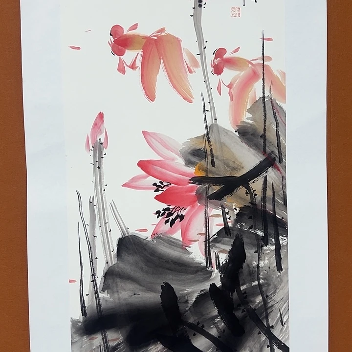 国画李文峰的画作