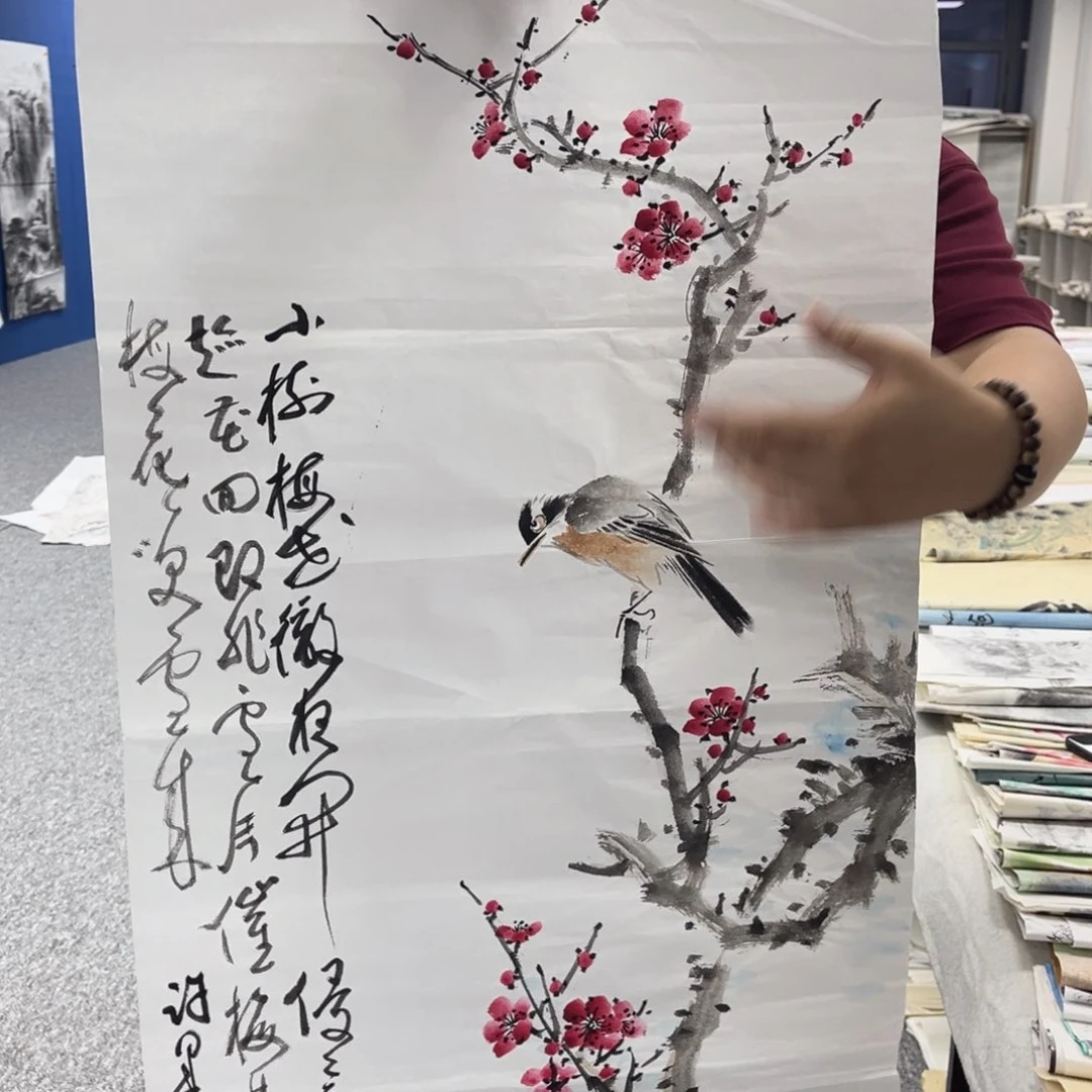 国画纯手绘字画宣纸