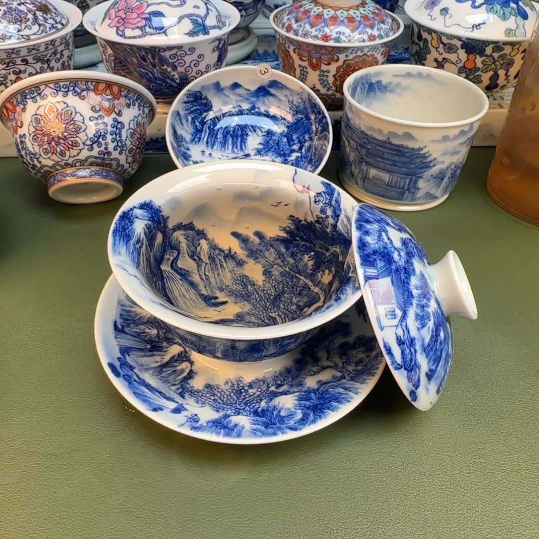 纯手工纯手绘茶具石头11