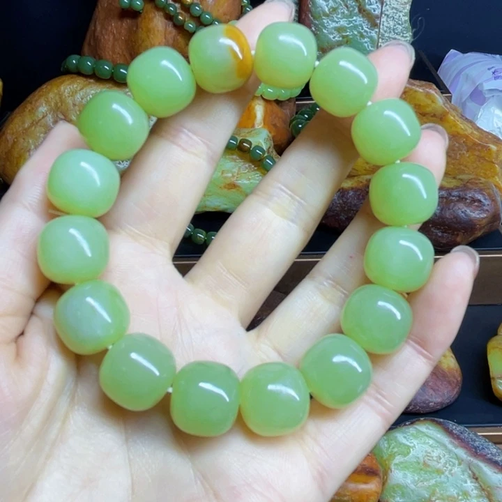 和田玉未镶嵌手链