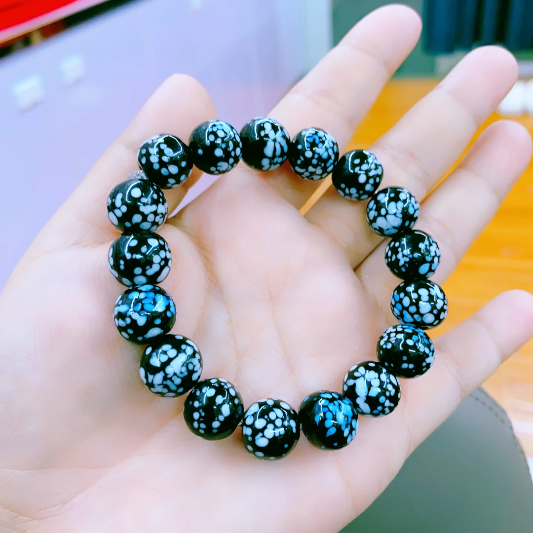 合金玻璃手链   jing munqah bilyzik  时尚休闲