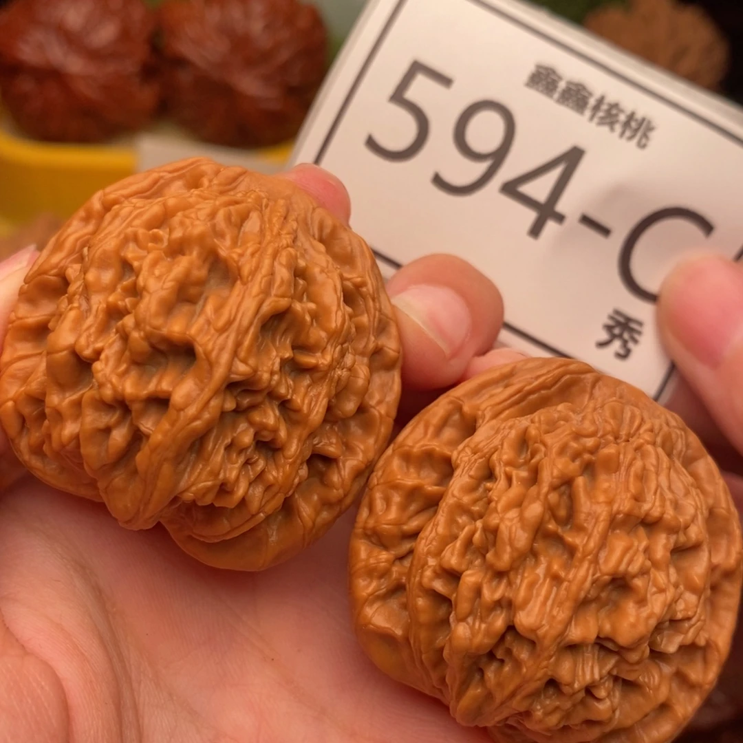 文玩核桃把件虎头41……