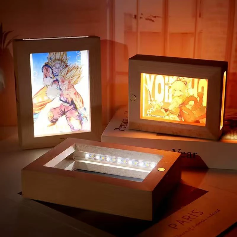 亚克力砖发光相框适用于15*10*1.5cm尺寸水晶砖