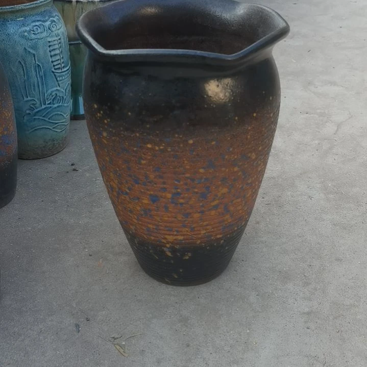 红陶口20高31一个盆