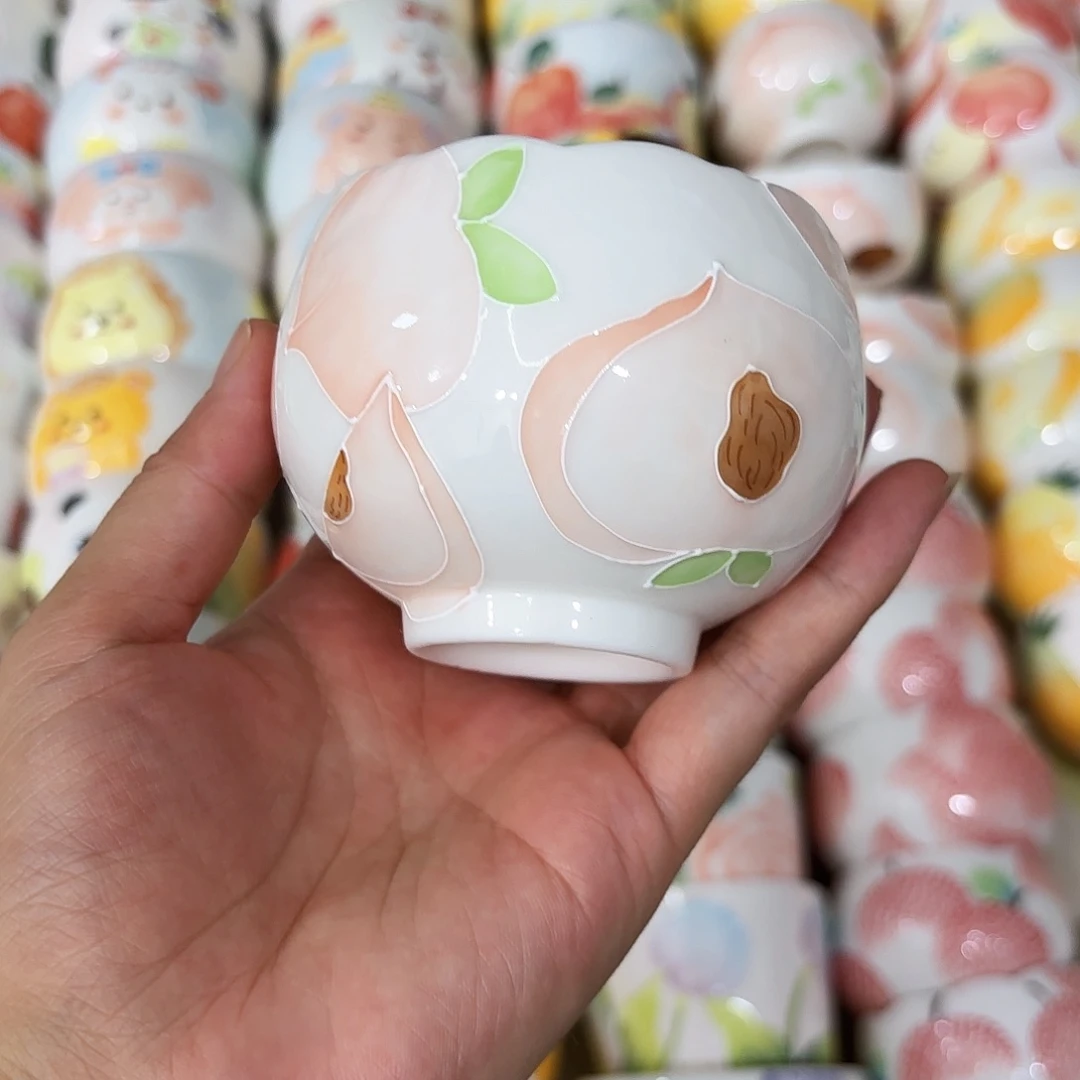 手绘创意高温釉下彩陶瓷