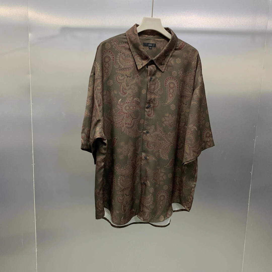 W01-70268-GIA夏季满印潮流印花时尚开衫半袖