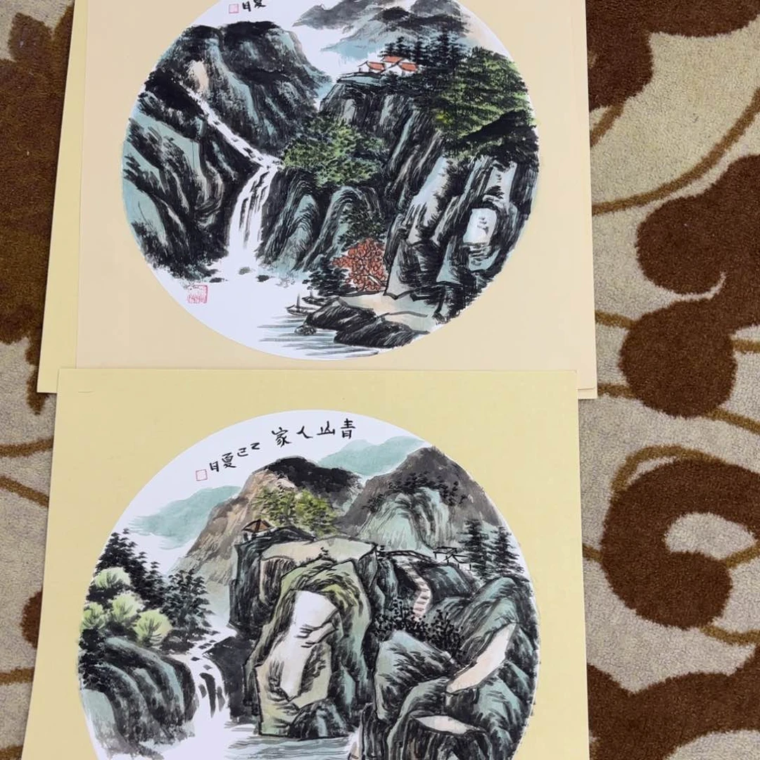 国画粱燕雪李欣主播