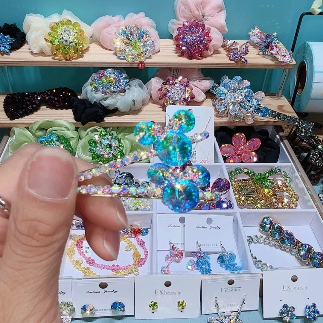 布艺铁合金发夹固定