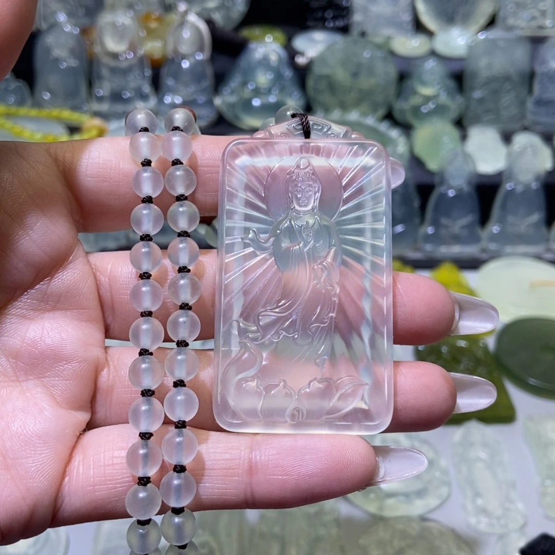 岫玉吊坠未镶嵌吊坠