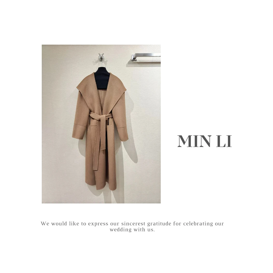 【MIN LI】M家fabio双面羊毛呢大衣