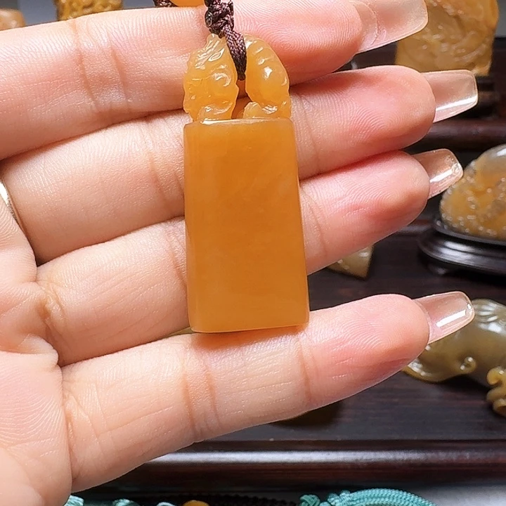 印石寿山石貔貅挂件