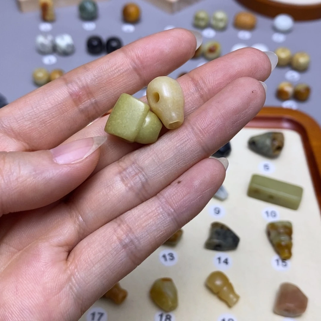 蛇纹石玉配饰合金用****3