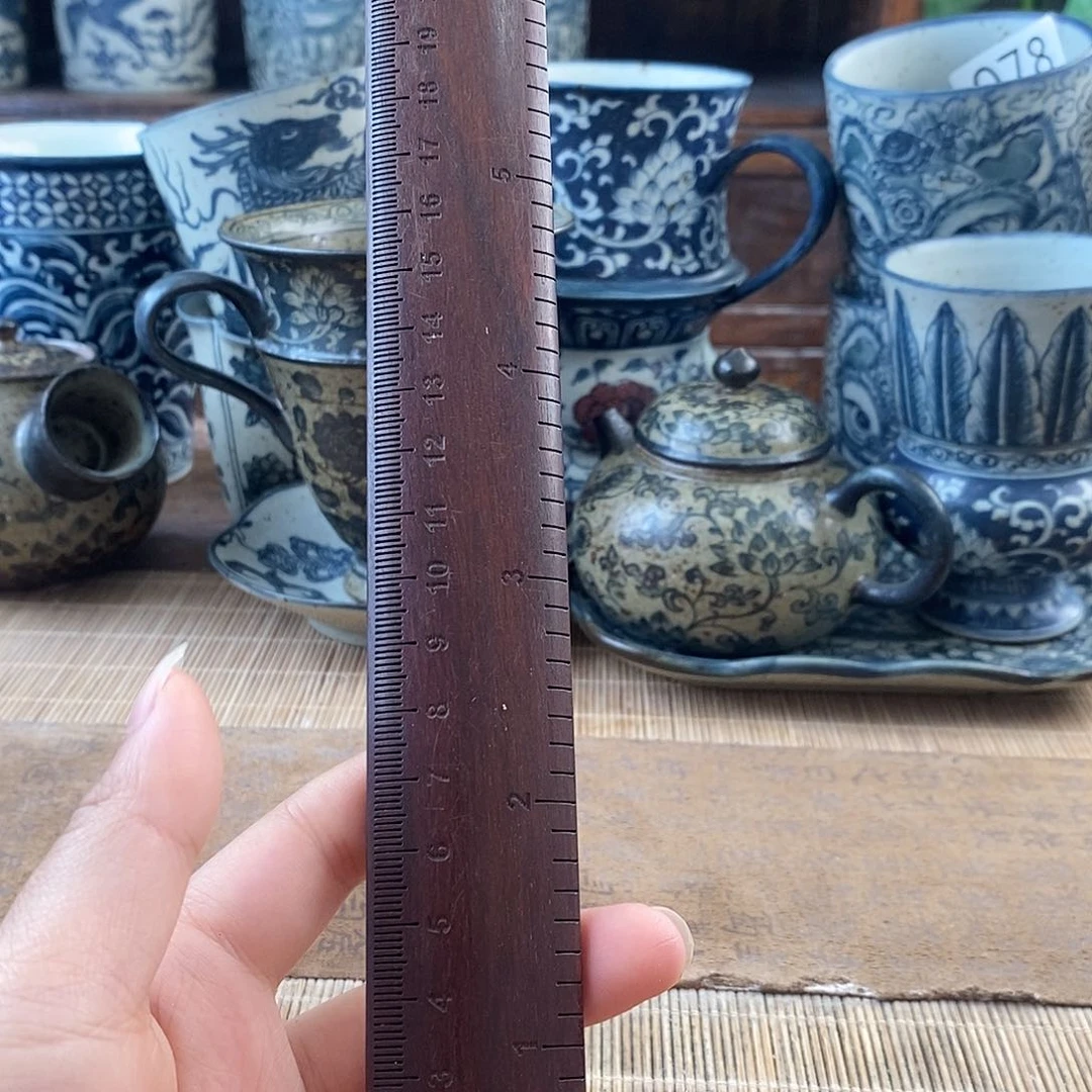 太***泪手工手绘青花高温陶瓷