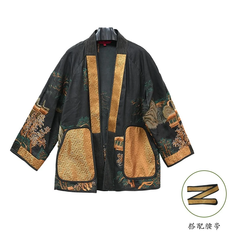 【娇娇美娇】娑尔亭台楼阁刺绣短外套SJ1WB03458