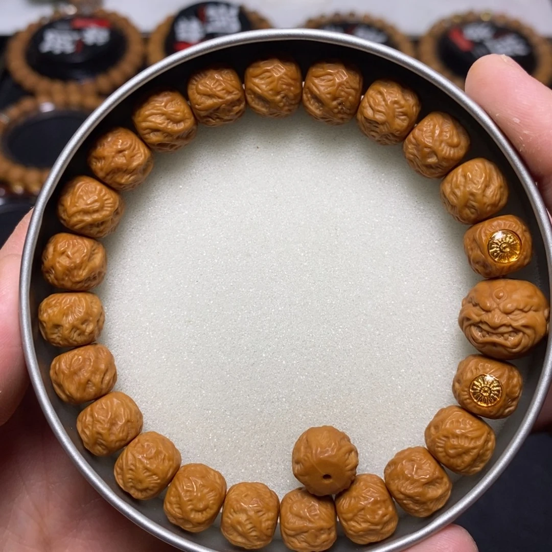 猴头核桃手串全品獠牙恶僧观山无相 尺寸11+ 单号109