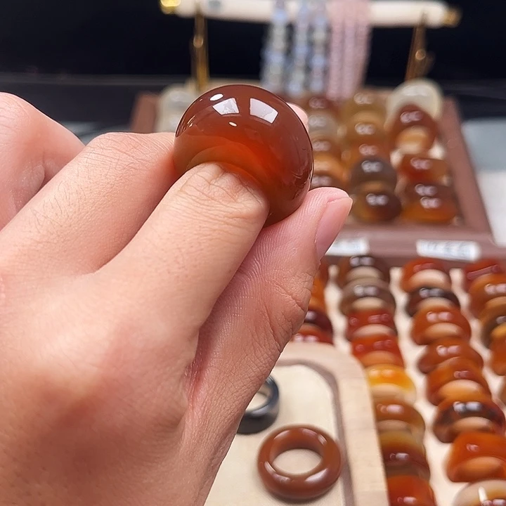 玛瑙/玉髓未镶嵌戒指2