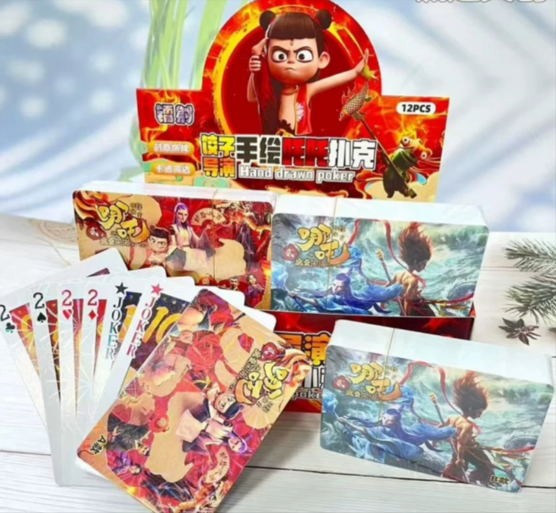 734 扑克牌（手绘版中号）直播间实物为主