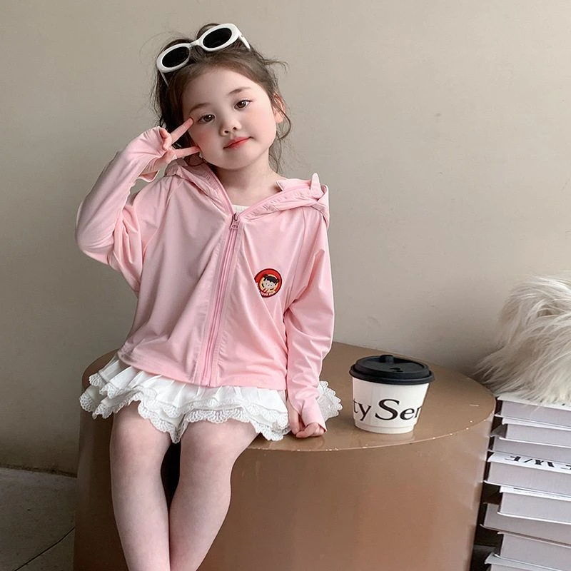 哪吒衣服女童防晒衣2025新款儿童夏季轻薄宝宝冰丝凉感防晒外套