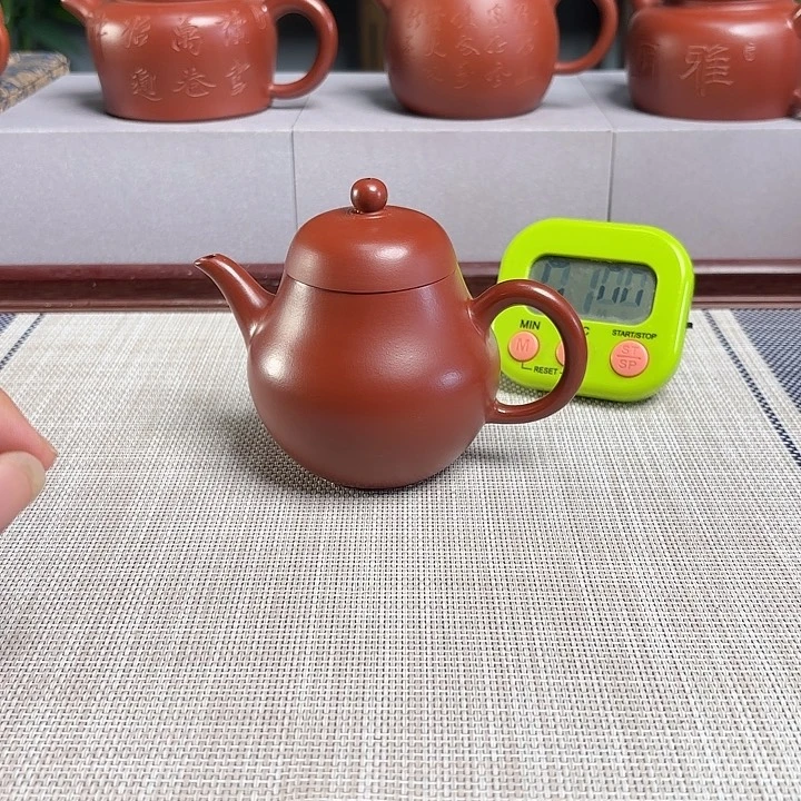 水***涧紫砂茶壶宜兴原矿泥料手工紫砂壶